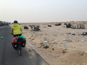 Suite aux premiers coups de pedales en Mauritanie